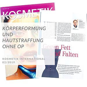Kosmetik International | Artikel Dr. Karl Schuhmann Gegen fett und falten