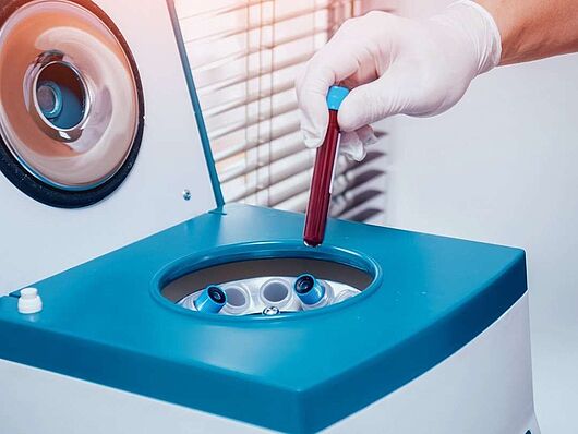 Zentrifuge zur Blutsplasma Herstellung