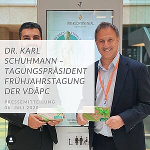 Dr. Karl Schuhmann und Dr. Murat Dagdelen 