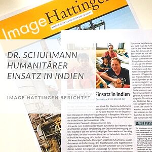 Humanitärer Einsatz in Indien