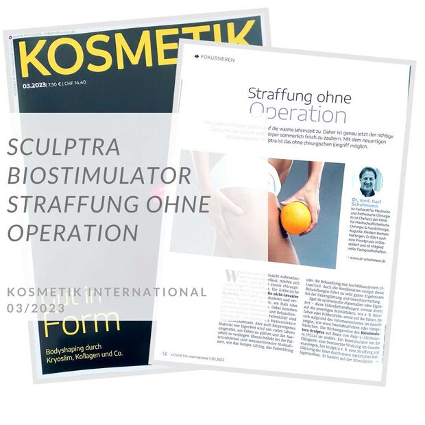 Cover und Innenseite Kosmetik International, Beitrag Dr. Karl Schuhmann