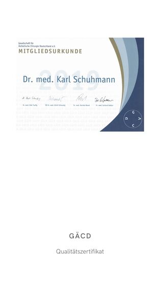 GAECD, Dr. Schuhmann