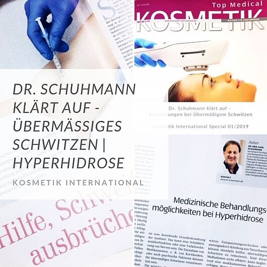 schweißdrüsenbehandlung | Dr. Schuhmann | Düsseldorf