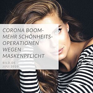 Corona Boom bei Lidstraffung wegen Maskenpflicht