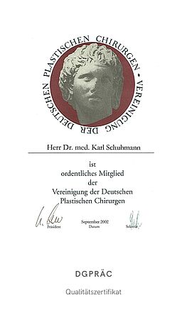DGPRÄC, Dr. Karl Schuhmann