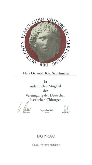 DGPRÄC, Dr. Karl Schuhmann