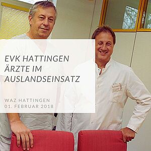 Dr. Karl Schuhmann & Dr. Klassen vom den Augusta Kliniken Hattingen