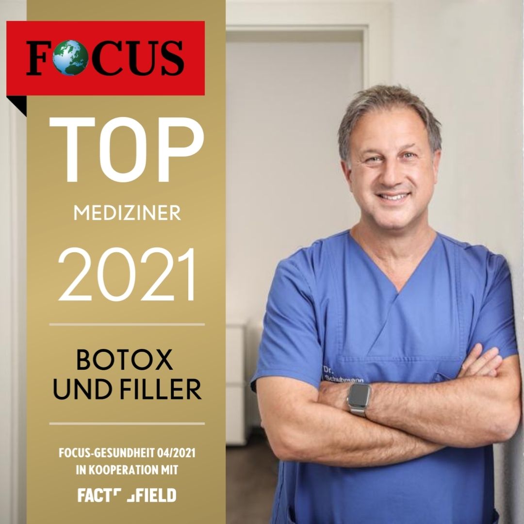 Focus TOP Mediziner | Faltenbehandlung Botox Filler | Dr. Schuhmann Düsseldorf
